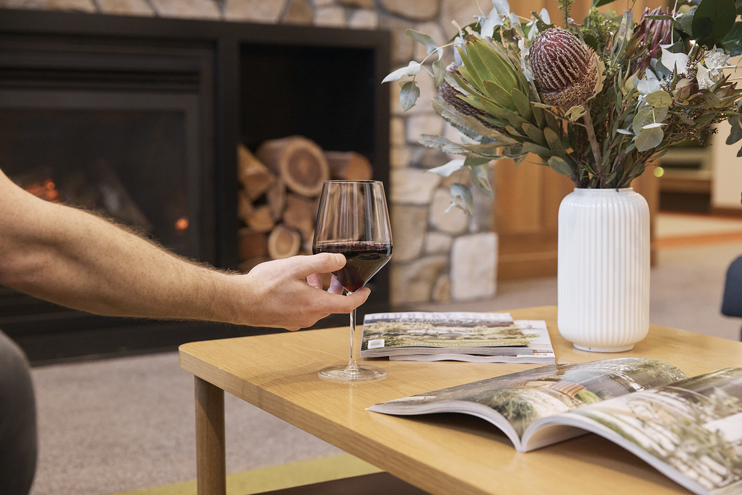 Wine in Lobby