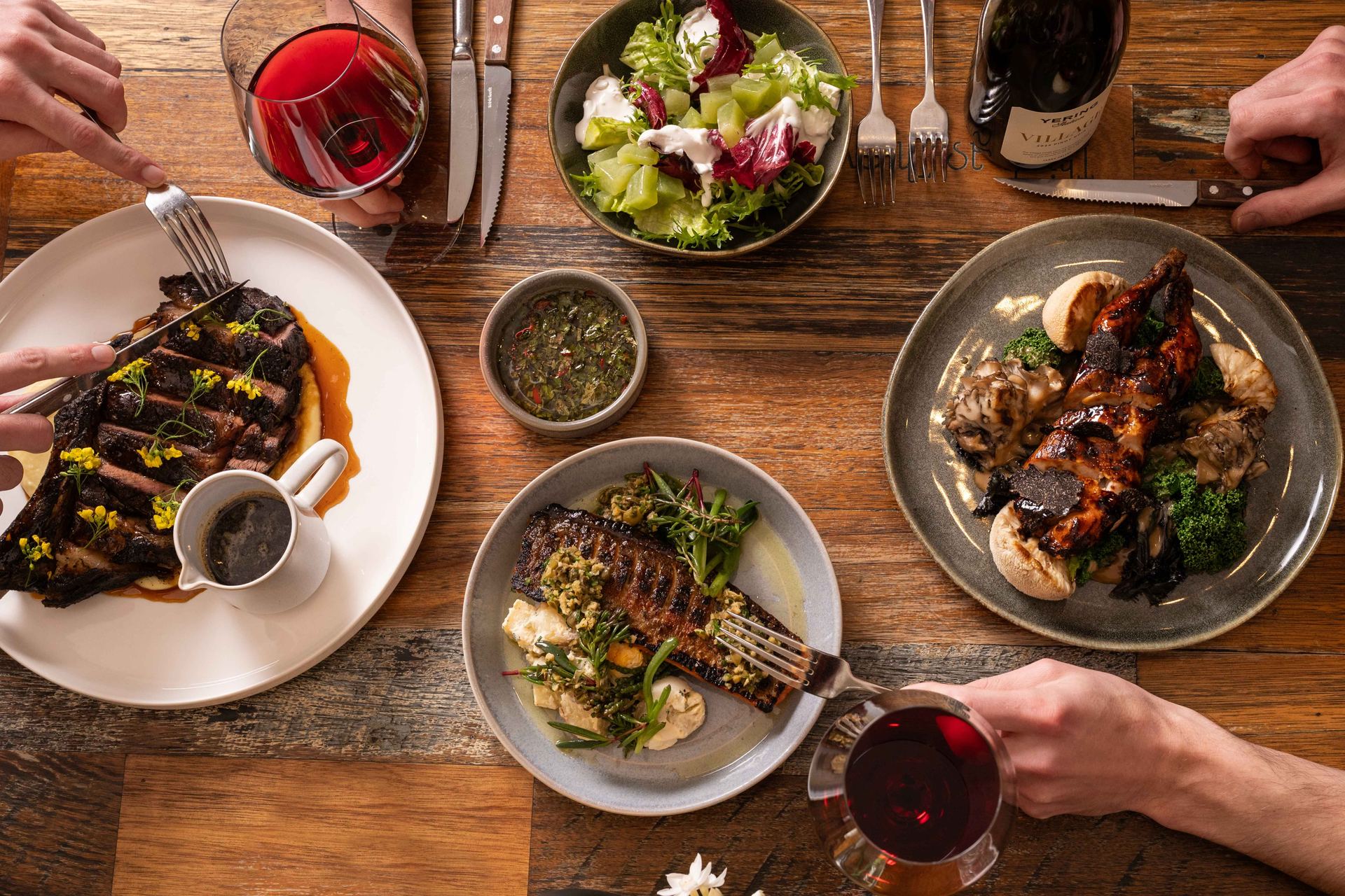 Yarra Valley Lodge package including a three course dinner at Bella Restaurant, overnight accommodation and breakfast.
